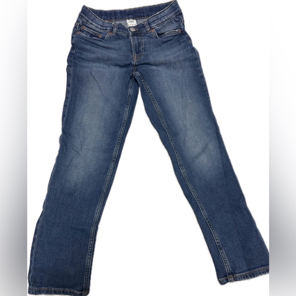 Zara Classic Blue Denim Pants boys sz 11